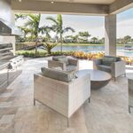 Frameless Cabinets in Outdoor Kitchen Designs to Enhance Outdoor Living